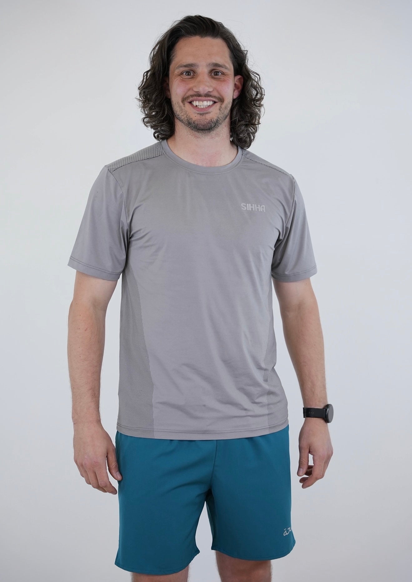 Men's Teal Longline Training Shorts