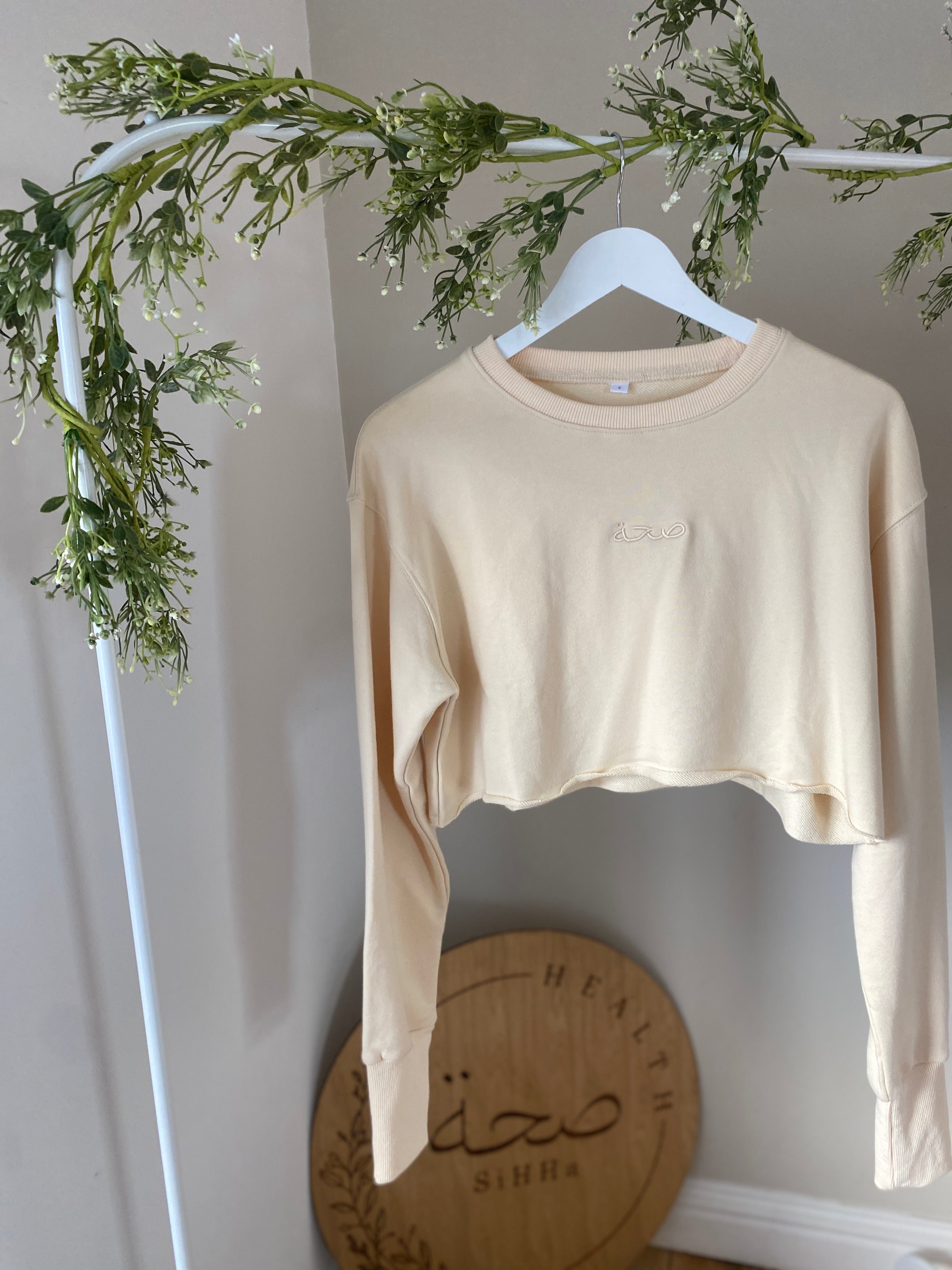 Ladies Crop Sweatshirt