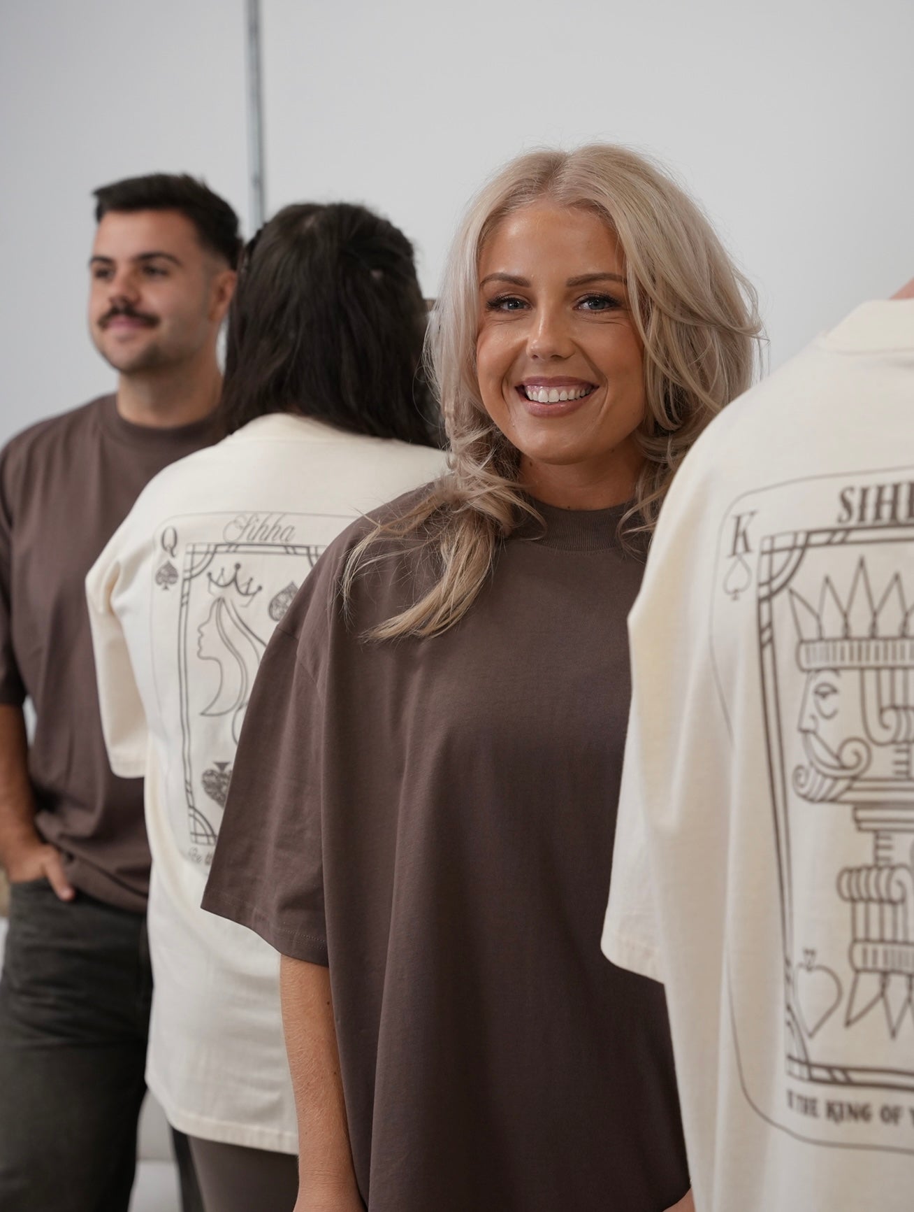 “Be the Queen of your Health” Graphic Tee - Natural