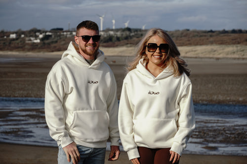 Cosy Cloud Oversized Hoodie - Baby Powder