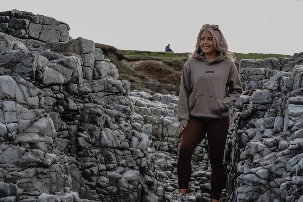 Oat Grey Unisex Fleece Lined Hoody