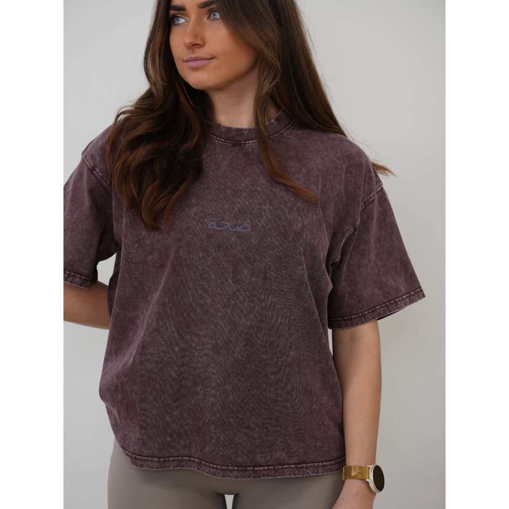 Unisex Boxxy Oversized Tee Acid Purple