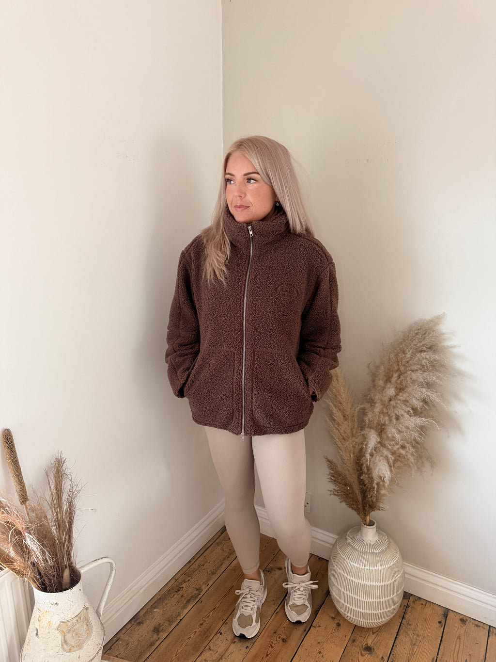 SiHHa Teddy Bear Fleece Chocolate Brown