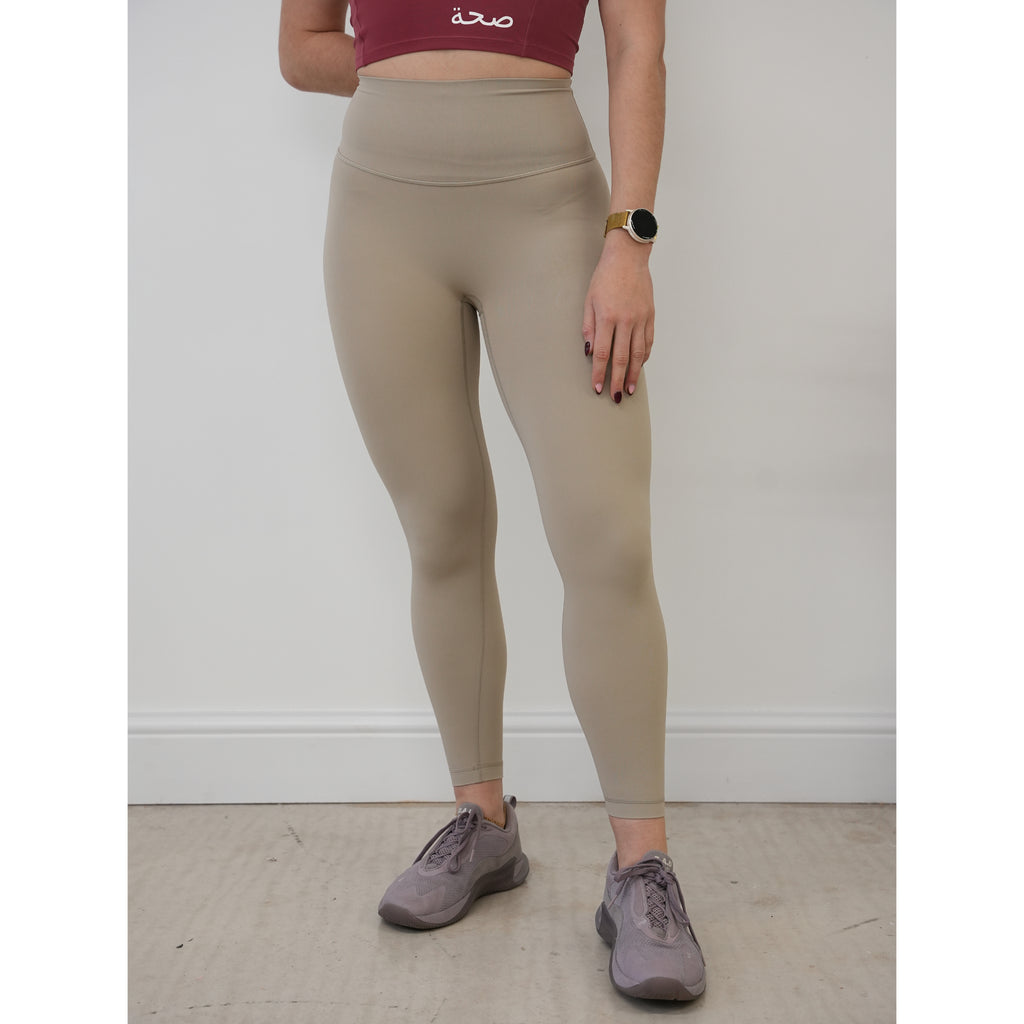 FlexFit High Waisted Leggings - Gravel