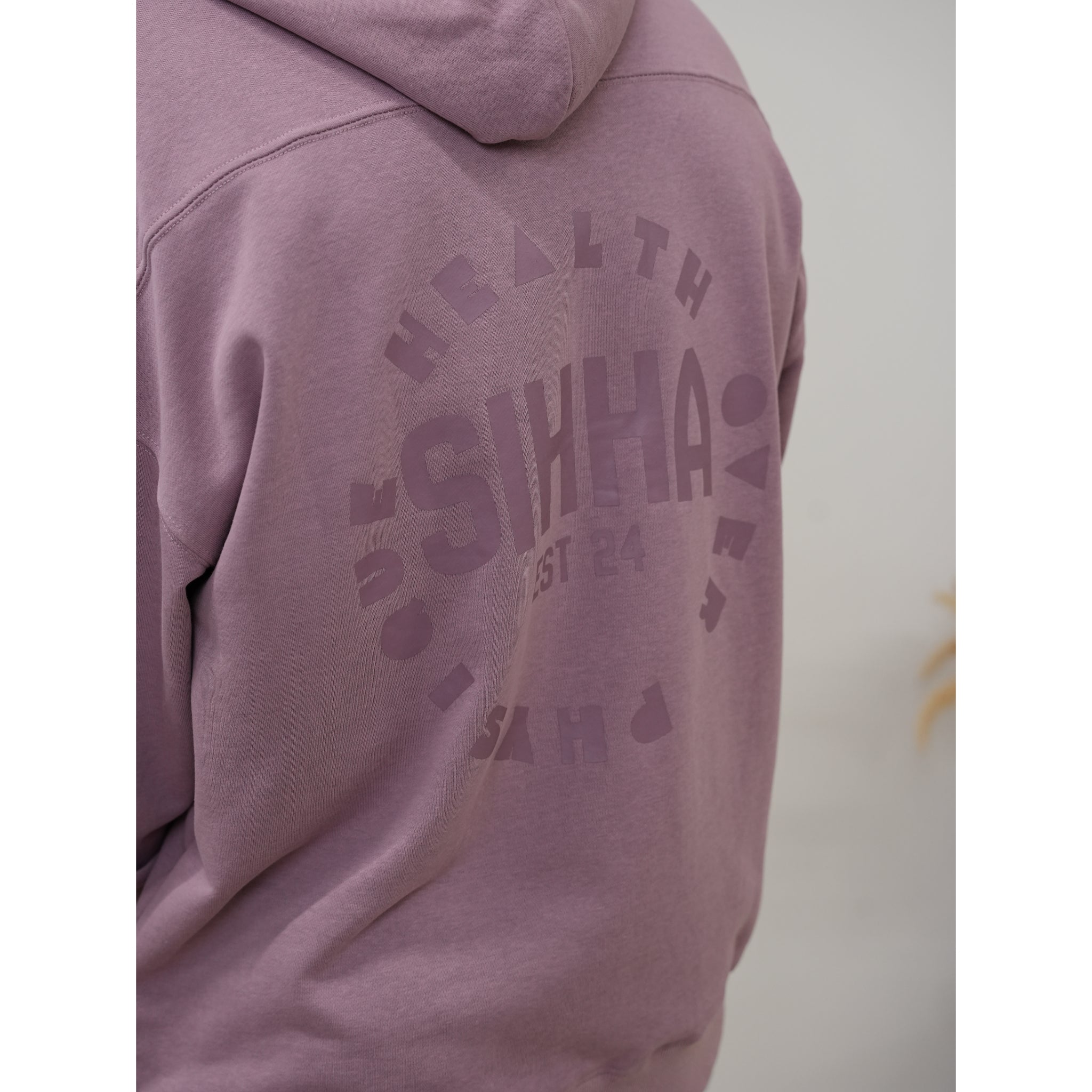 Lightweight Vintage Hoody Dusky Pink
