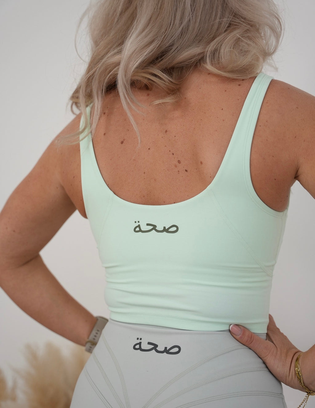 Linzi Tank Bra Top Mint Frost