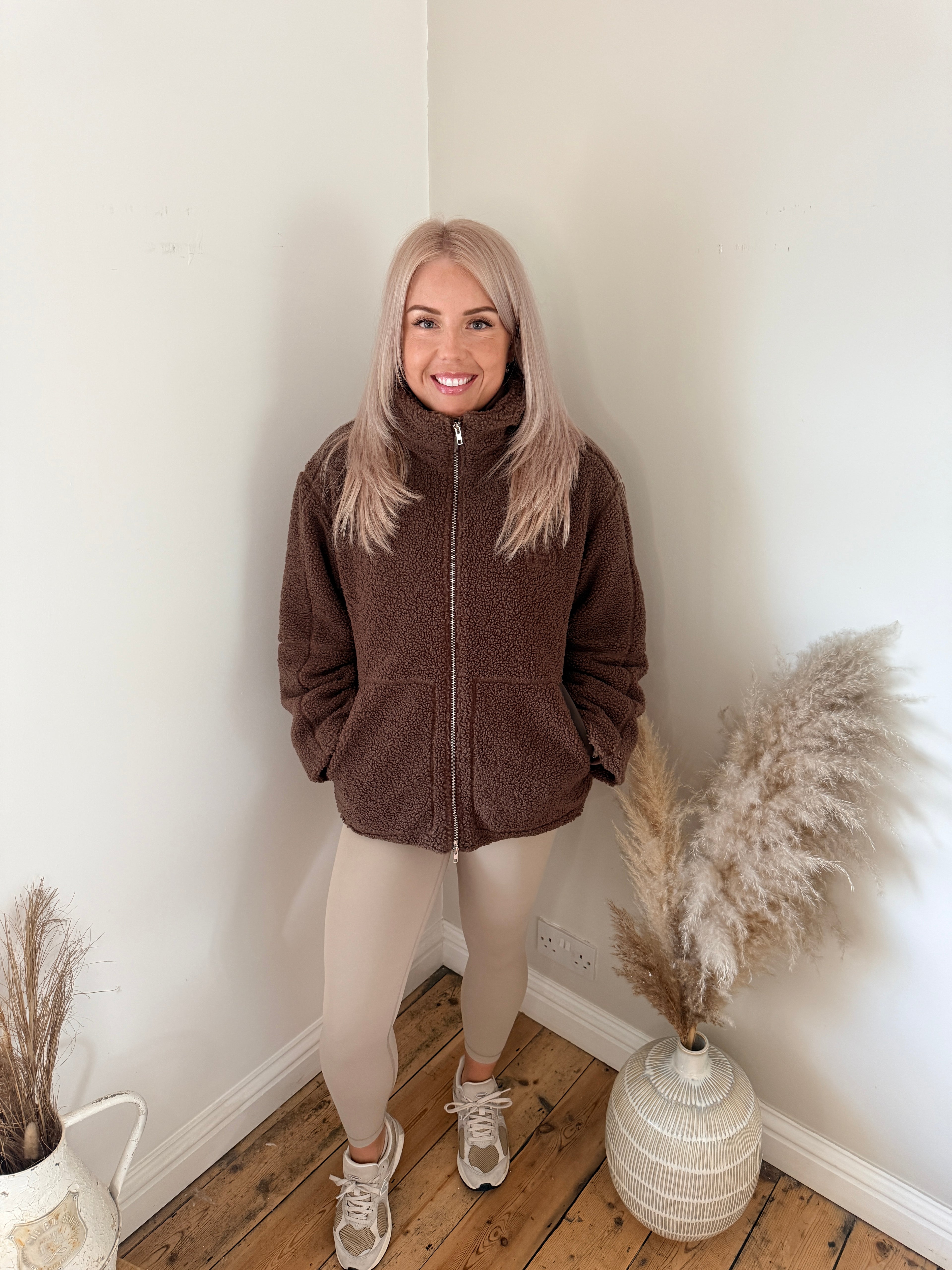 SiHHa Teddy Bear Fleece Chocolate Brown