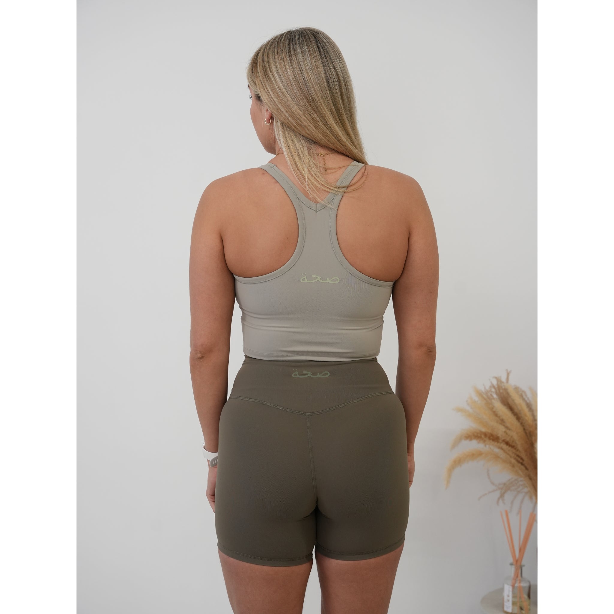 Racer Back Tank Grey