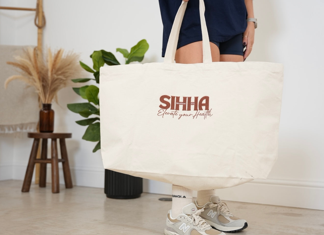 Oversized Tote Bag - Sand