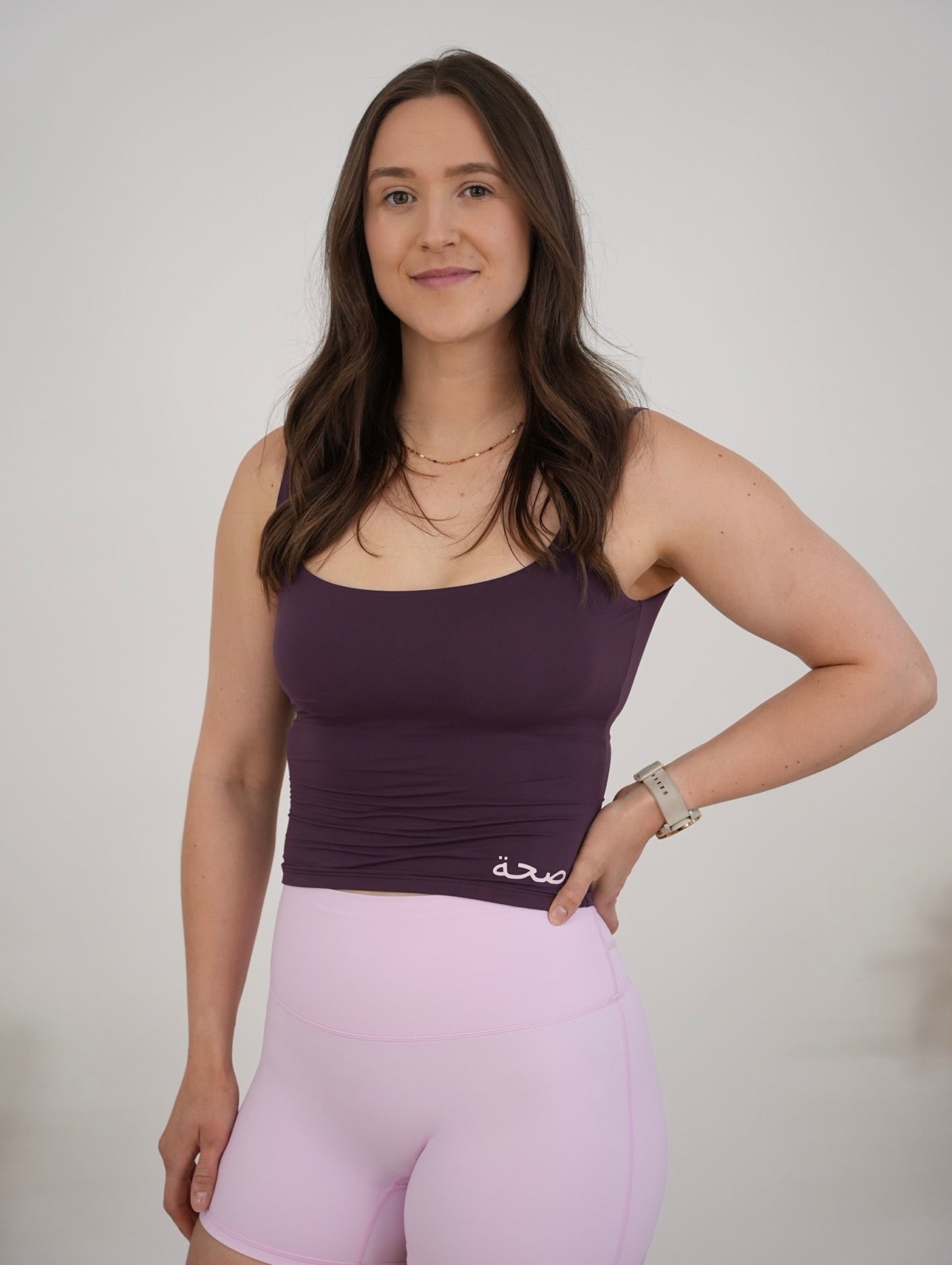 Ladies Luxe Vest Top Violet