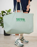 Oversized Tote Bag - Eucalyptus Green
