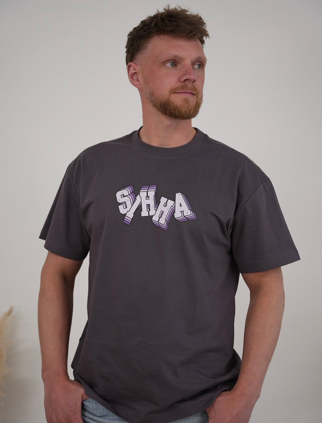Unisex Heavy Oversized Tee With Comic Print