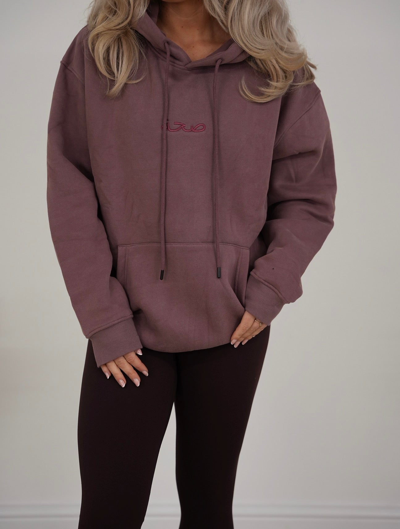 Unisex Soft Mauve Oversized Hoody
