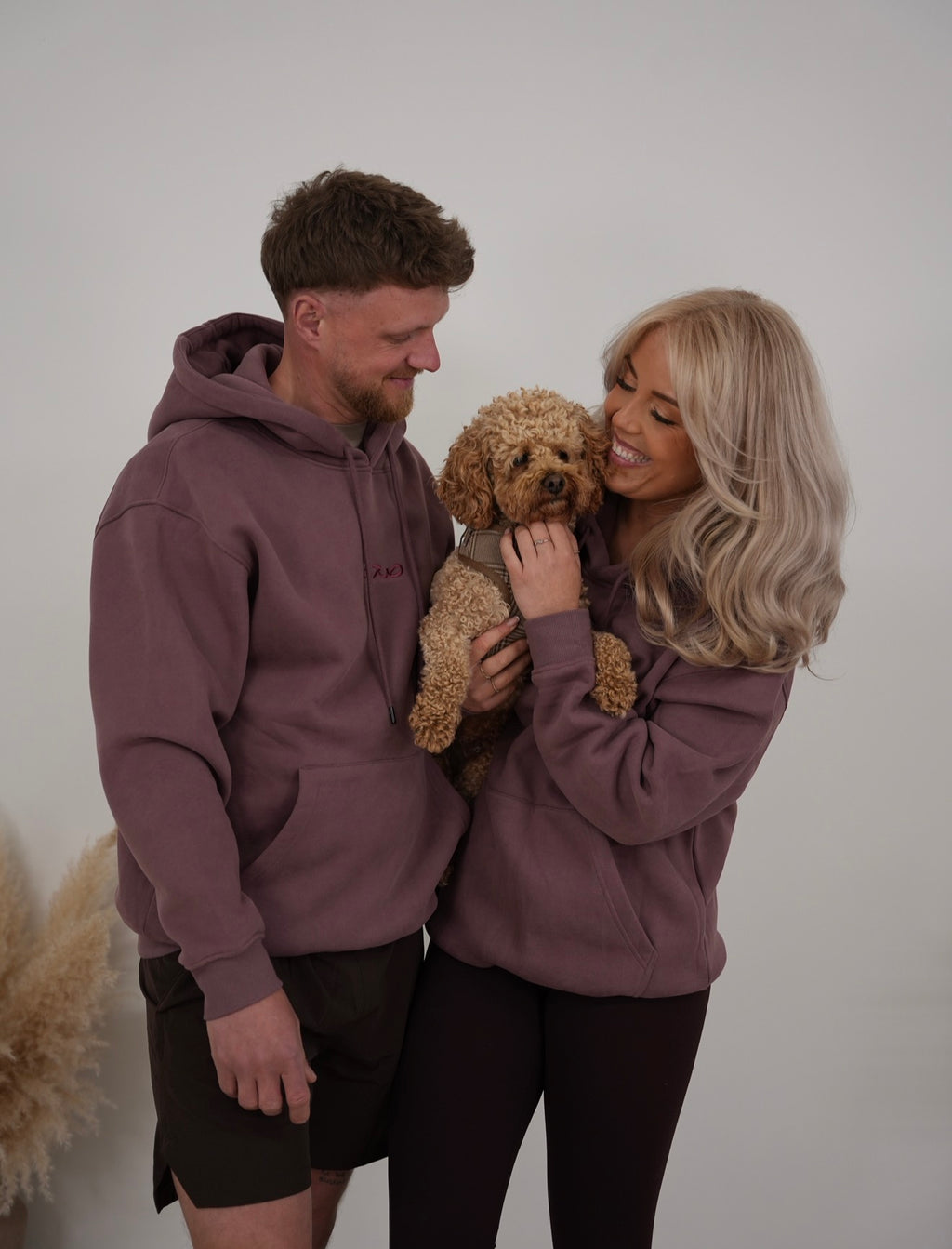 Unisex Soft Mauve Oversized Hoody