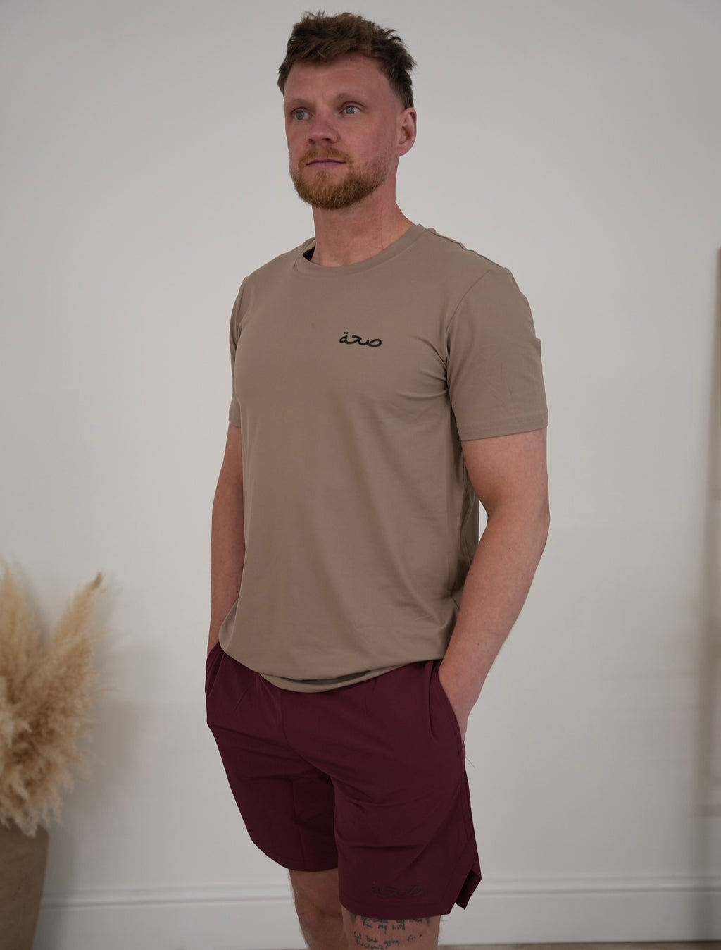 Men's Training Shorts Wine Red