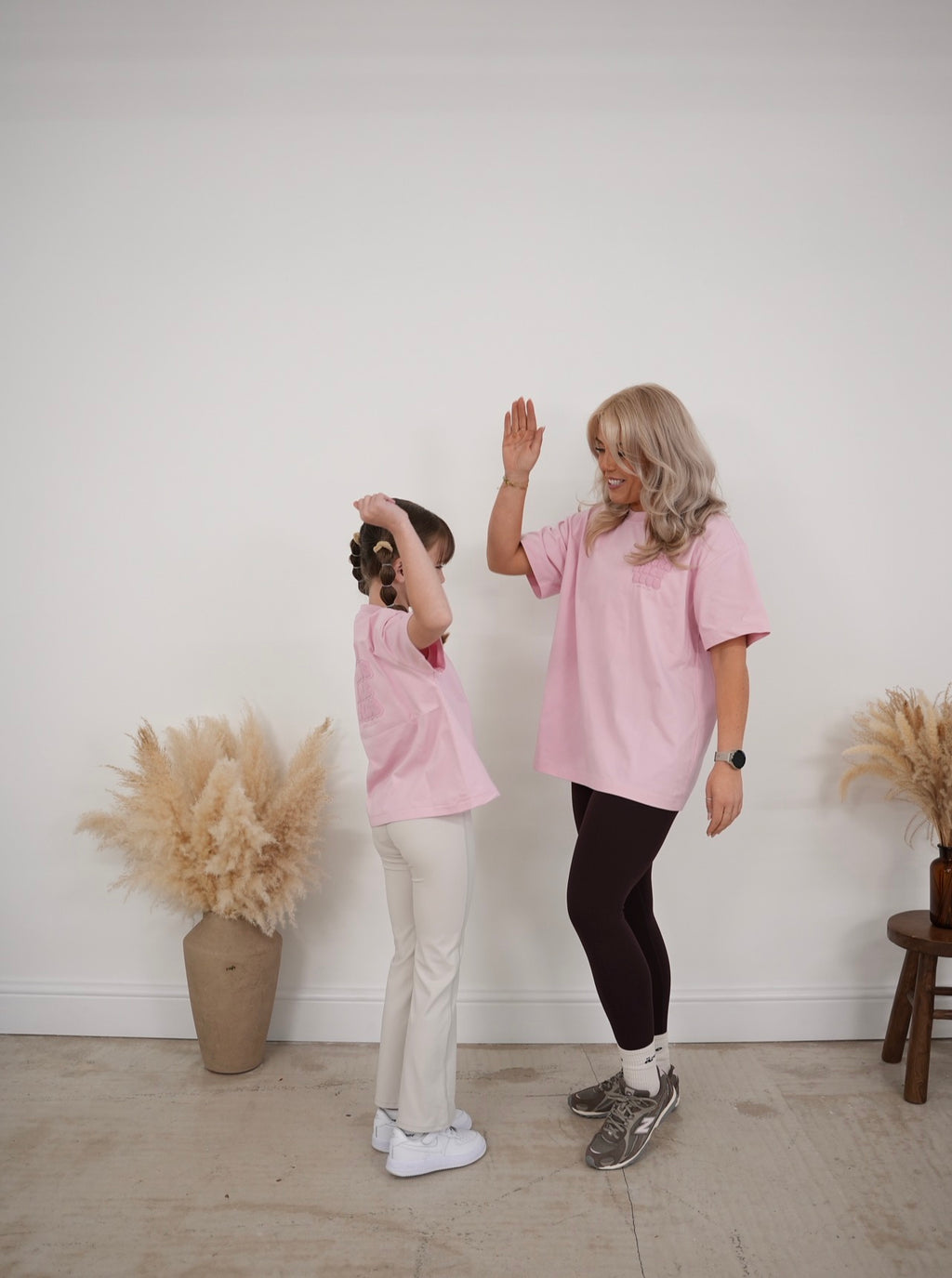 SiHHa Girls Flared Leggings Stone