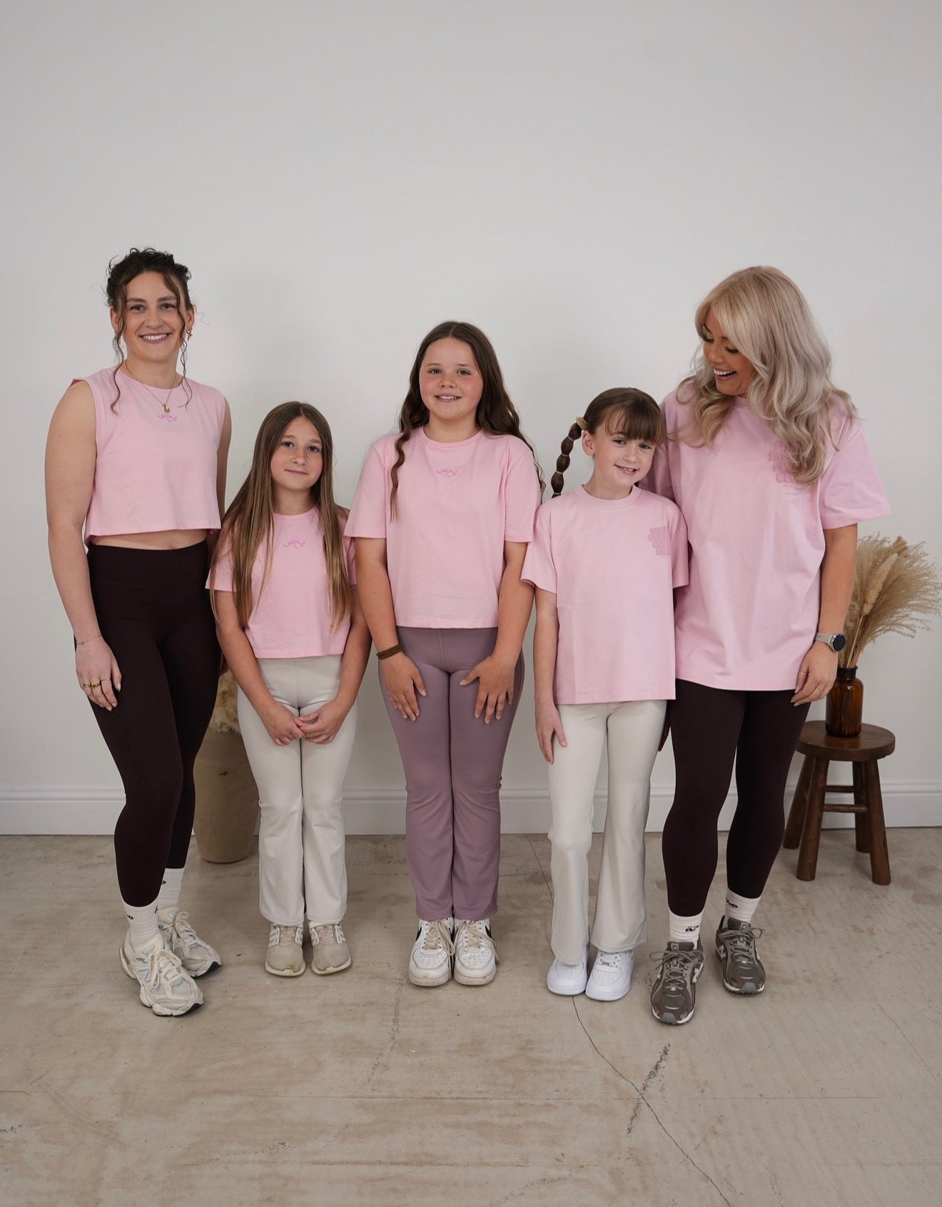 SiHHa Girls Flared Leggings Mauve