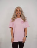 Ladies Oversized ‘Strong Girl Club’ Bubble Print Tee