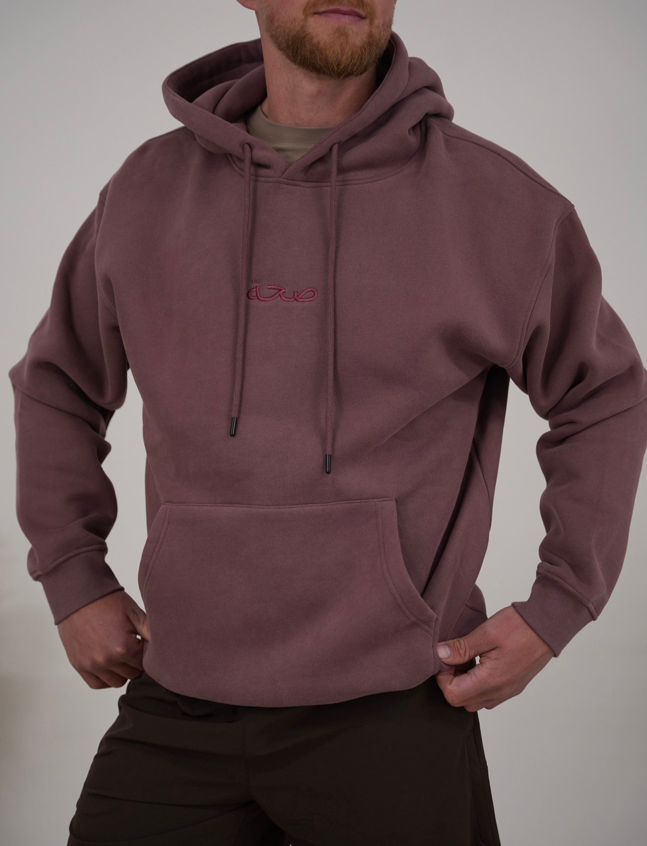 Unisex Soft Mauve Oversized Hoody