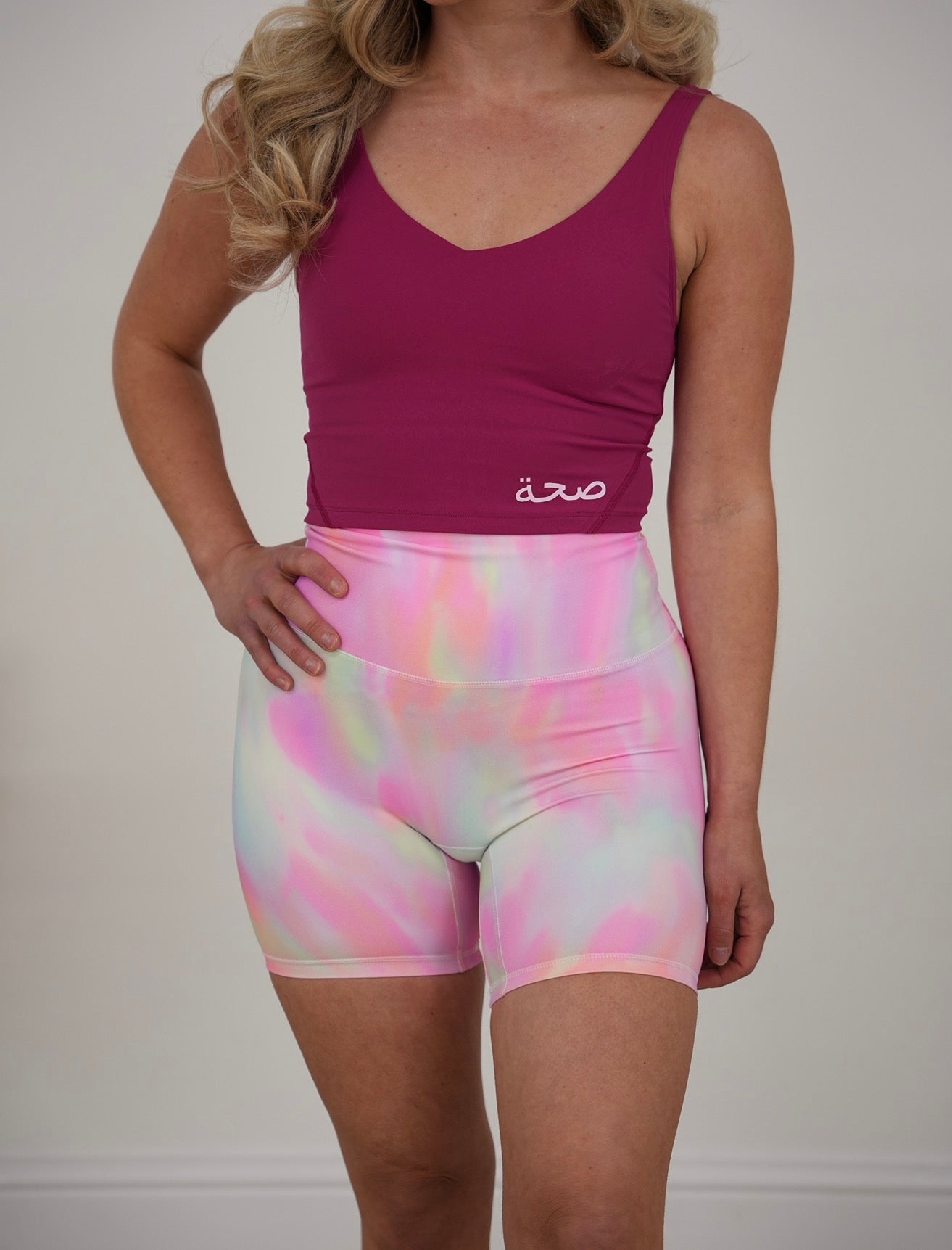 Linzi Tank Bra Top Raspberry