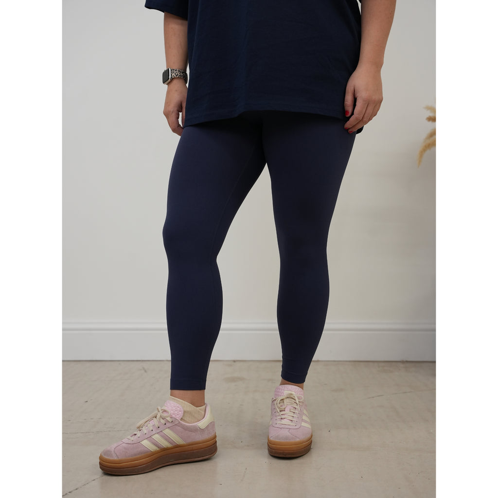 FlexFit High Waisted Leggings - Navy