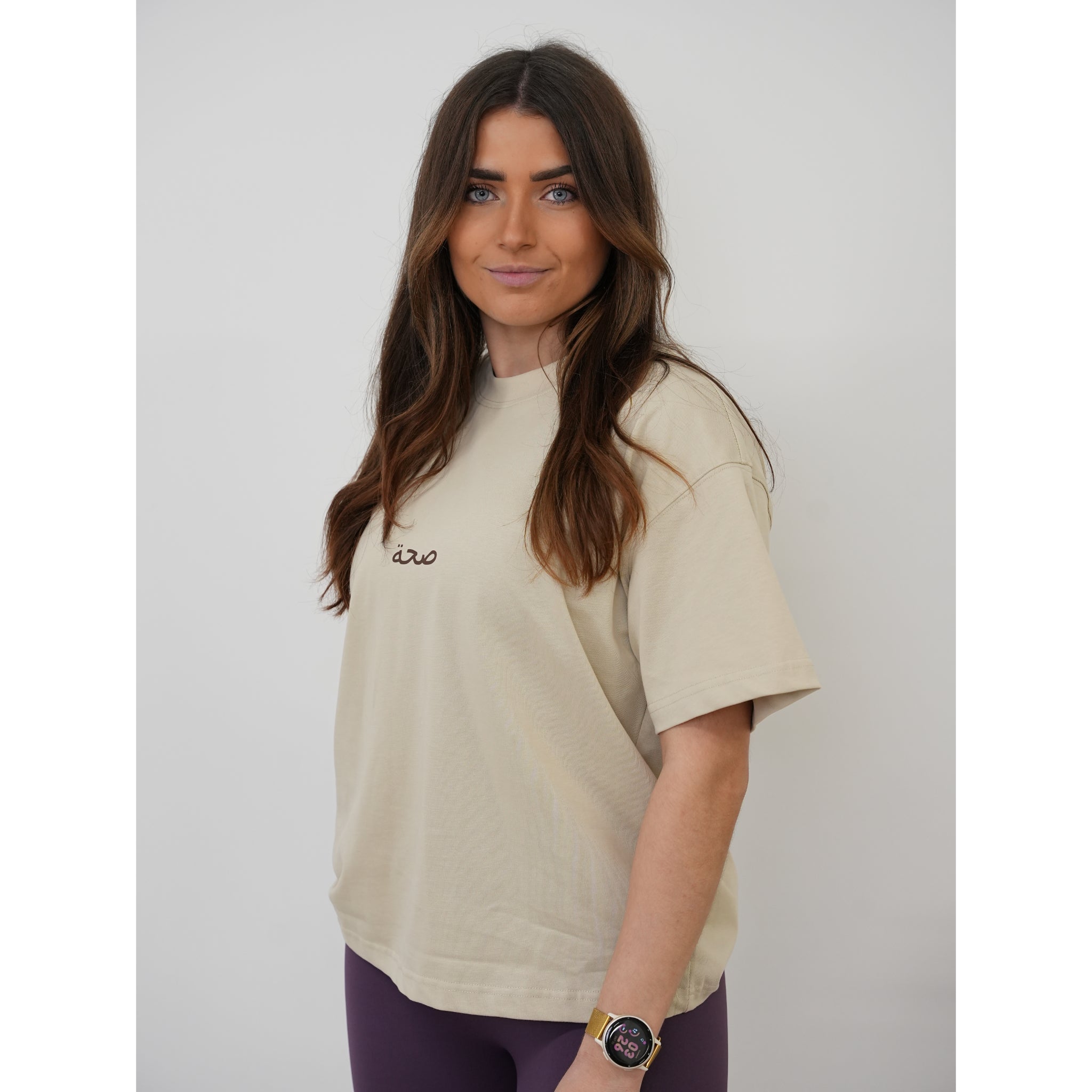 Unisex Boxxy Oversized Tee Sand