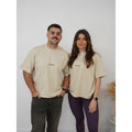 Unisex Boxxy Oversized Tee Sand