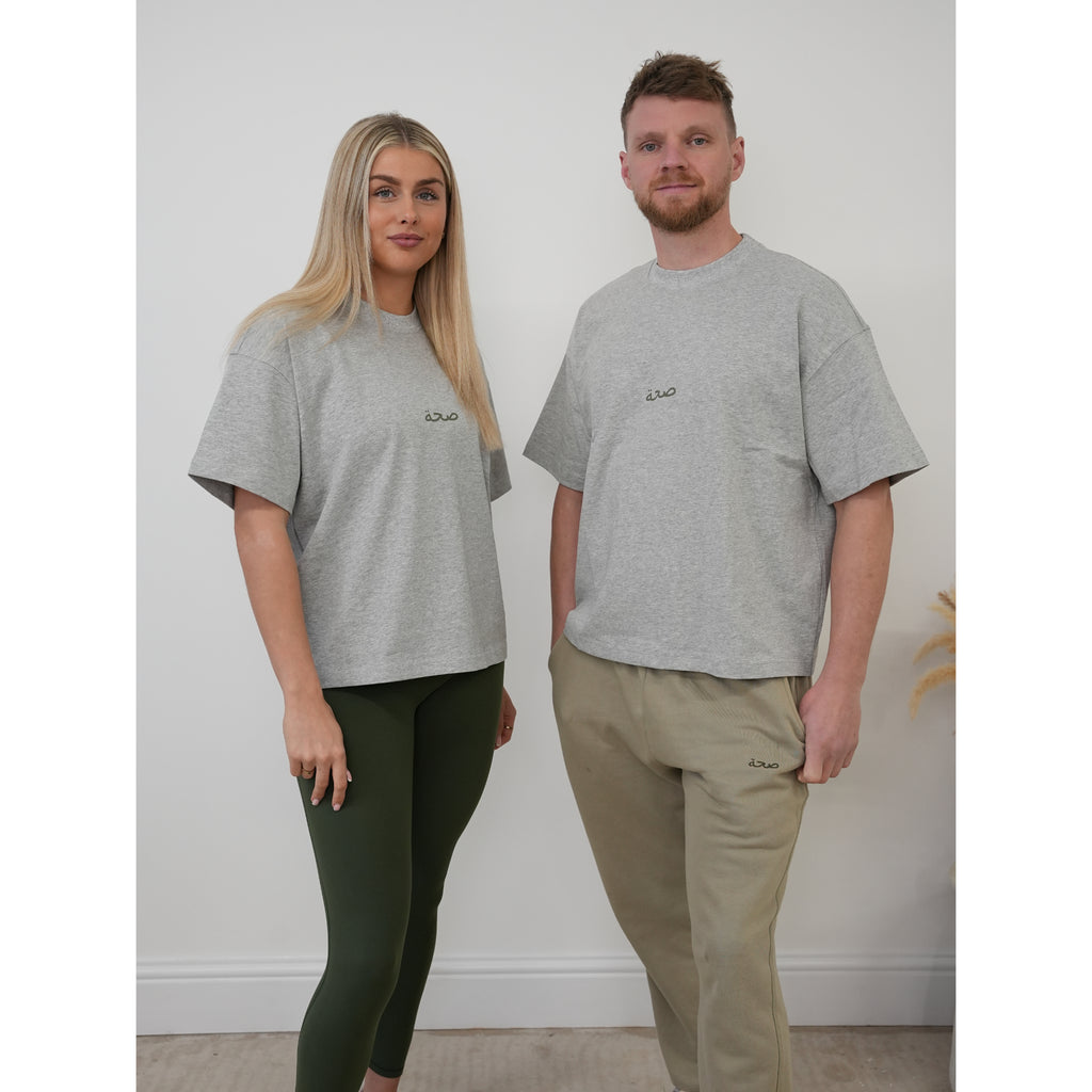 Unisex Boxxy Oversized Tee Grey