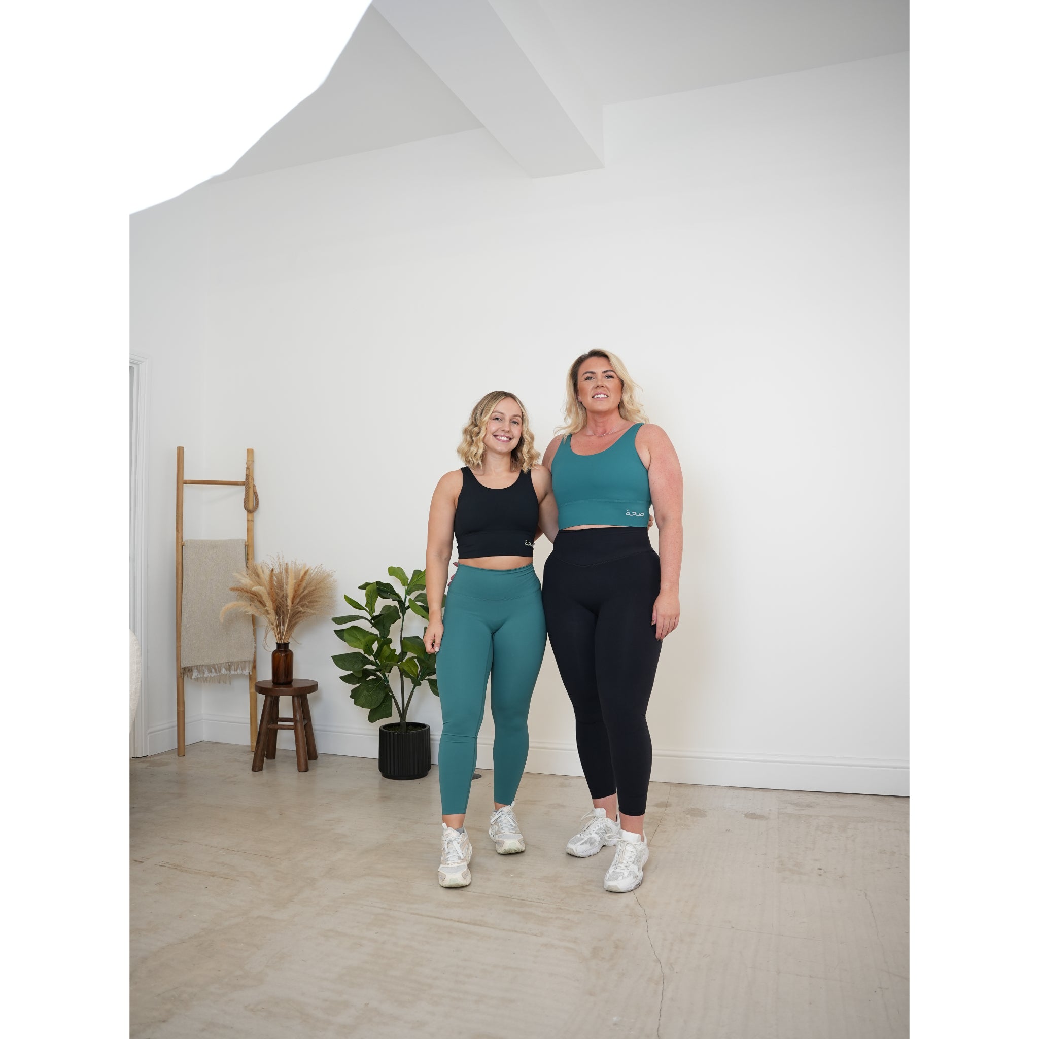 Empower High Waisted Leggings - Sea Green